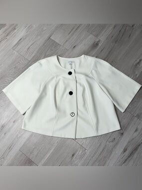 Dressbarn Shirt 16W Plus Size Modern Clean Girl Minimal Chic Preppy Collegiate